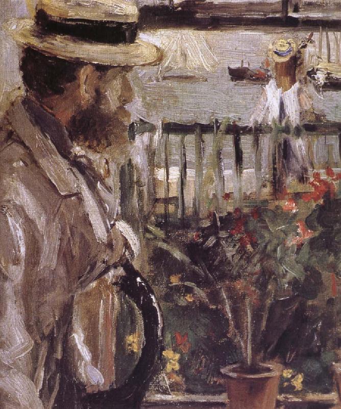 Detail of  The man at the Huaiter Island, Berthe Morisot